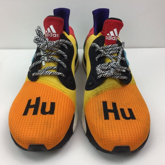 Adidas Solar Hu Glide M Pharrell Williams Supcol Bogold Bgreen BB8042 Mens Size main image 12
